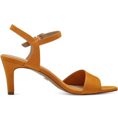 Tamaris Sandales à talons pour femme , Orange Mango., 36 EU - Publicité Tamaris Sandales à talons pour femme , Orange Mango., 36 EU - Publicité