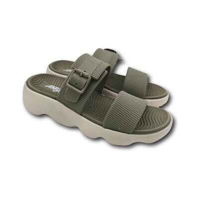 Amix Jisoft, Chaussons confortables pour femme d'été en caoutchouc, sandales orthopédiques pour maison et mer, sabot reposant et innovants, Olive, 37 EU - Publicité Amix Jisoft, Chaussons confortables pour femme d'été en caoutchouc, sandales orthopédiques pour maison et mer, sabot reposant et innovants, Olive, 37 EU - Publicité