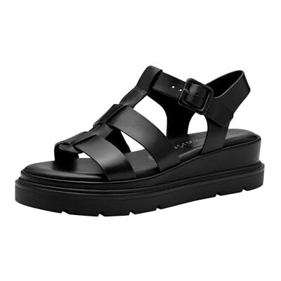 Tamaris Sandales compensées pour femme , Noir, 39 EU - Publicité Tamaris Sandales compensées pour femme , Noir, 39 EU - Publicité