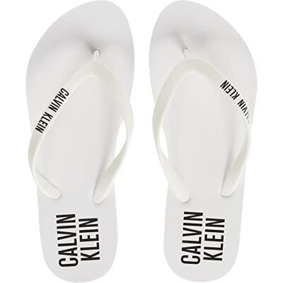 Calvin Klein Intense Power Tongs pour femme, Blanc., 37/38 EU - Publicité Calvin Klein Intense Power Tongs pour femme, Blanc., 37/38 EU - Publicité