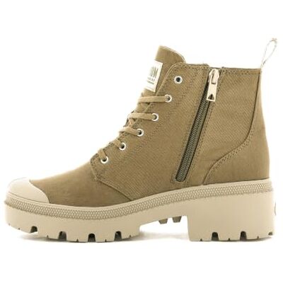 Palladium Pallabase Bottes en sergé pour femme, Butternut, pointure 6,5 - Publicité Palladium Pallabase Bottes en sergé pour femme, Butternut, pointure 6,5 - Publicité