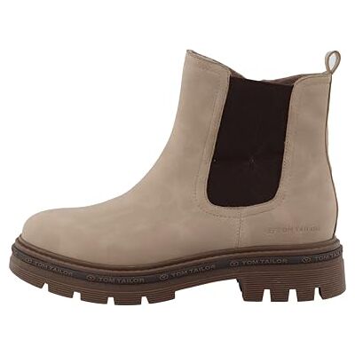 TOM TAILOR Femme Botte Tendance, Dkcream, 36 EU - Publicité TOM TAILOR Femme Botte Tendance, Dkcream, 36 EU - Publicité