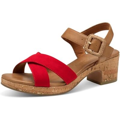 MARCO TOZZI Femme Sandale , Red Comb, 37 EU - Publicité MARCO TOZZI Femme Sandale , Red Comb, 37 EU - Publicité