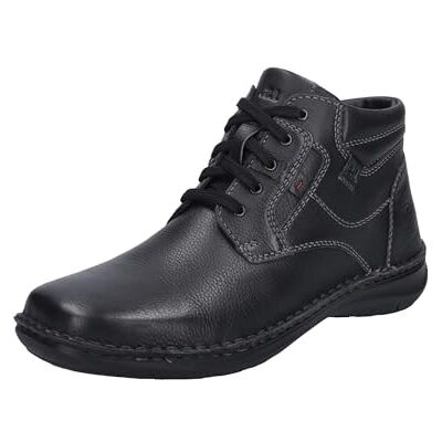 Josef Seibel Bottines à lacets pour homme New Anvers 35, largeur K (extra large), semelle intérieure amovible, Noir , 41 EU X-Large - Publicité Josef Seibel Bottines à lacets pour homme New Anvers 35, largeur K (extra large), semelle intérieure amovible, Noir , 41 EU X-Large - Publicité