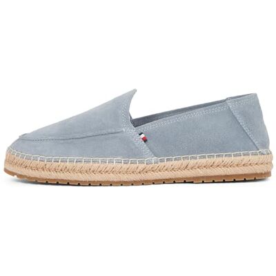 Tommy Hilfiger Espadrilles Homme Flex Loafer avec Logo, Gris (Overcast Grey), 40 - Publicité Tommy Hilfiger Espadrilles Homme Flex Loafer avec Logo, Gris (Overcast Grey), 40 - Publicité