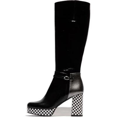 Fly London Femme Fashion Boot, Noir/Graphite, 36 EU - Publicité Fly London Femme Fashion Boot, Noir/Graphite, 36 EU - Publicité