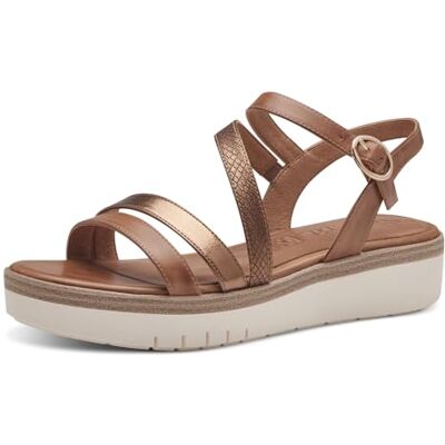 Tamaris Sandales pour femme , Noisette, 36 EU - Publicité Tamaris Sandales pour femme , Noisette, 36 EU - Publicité