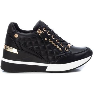 XTI Baskets Noir Hauteur du Talon 6cm - Publicité XTI Baskets Noir Hauteur du Talon 6cm - Publicité