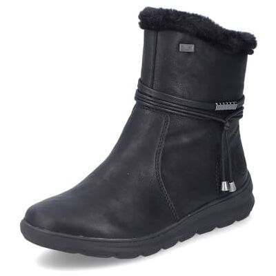 Rieker Femme Bottines Z0070, Semelle Intérieure Amovible, Hydrofuge, riekertex, Fourrées, Noir (Schwarz / 00), 40 EU / 6.5 UK - Publicité Rieker Femme Bottines Z0070, Semelle Intérieure Amovible, Hydrofuge, riekertex, Fourrées, Noir (Schwarz / 00), 40 EU / 6.5 UK - Publicité