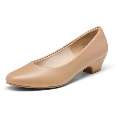 DREAM PAIRS Escarpins Femme Petit Talon Chaussure, Escarpins Compensés Elégants et Confortables pour Femme,Size 41,Nue/PU,Mila - Publicité DREAM PAIRS Escarpins Femme Petit Talon Chaussure, Escarpins Compensés Elégants et Confortables pour Femme,Size 41,Nue/PU,Mila - Publicité