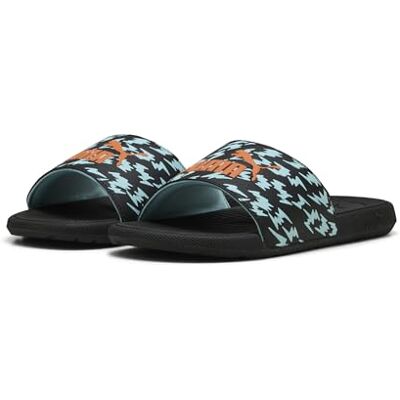 COOL CAT 2.0 POISED 2 RACE JR, Sandale glissante Unisexe, PUMA BLACK-ORANGE GLO-SAFE LAKE, - Publicité COOL CAT 2.0 POISED 2 RACE JR, Sandale glissante Unisexe, PUMA BLACK-ORANGE GLO-SAFE LAKE, - Publicité