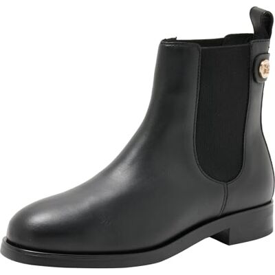 Tommy Hilfiger Bottines Chelsea Femme Stud Leather Low en Cuir, Noir (Black), 36 - Publicité Tommy Hilfiger Bottines Chelsea Femme Stud Leather Low en Cuir, Noir (Black), 36 - Publicité