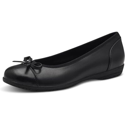 Jana Ballerines Femme avec nœud Vegan, Black, 38 EU - Publicité Jana Ballerines Femme avec nœud Vegan, Black, 38 EU - Publicité