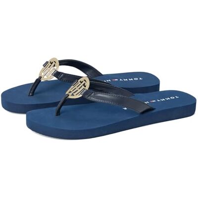 Tommy Hilfiger Tongs Crelina pour femme, bleu, 37.5 EU - Publicité Tommy Hilfiger Tongs Crelina pour femme, bleu, 37.5 EU - Publicité