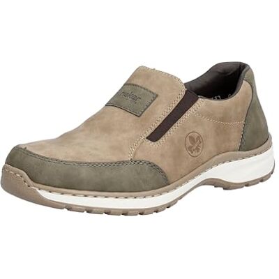 Rieker Homme 3354 Mocassin, Beige, 40 EU Large - Publicité Rieker Homme 3354 Mocassin, Beige, 40 EU Large - Publicité