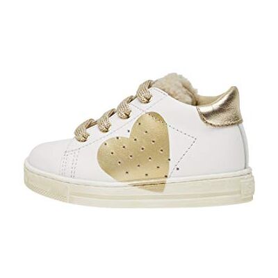 Falcotto Heart, Sneakers Basses bébé Fille, Blanc (Bianco 0n01), 23 EU - Publicité Falcotto Heart, Sneakers Basses bébé Fille, Blanc (Bianco 0n01), 23 EU - Publicité
