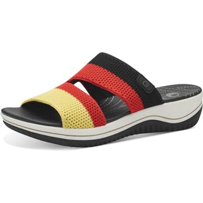 Jana Coshy Pantolette pour Dames Hallux avec Semelle Flexible Élastique, Mehrfarbig (Fan Edition), 38 EU - Publicité Jana Coshy Pantolette pour Dames Hallux avec Semelle Flexible Élastique, Mehrfarbig (Fan Edition), 38 EU - Publicité