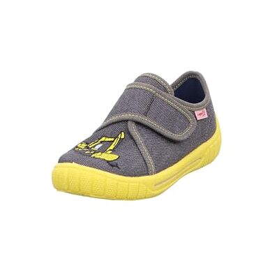 Superfit Garçon Bill Chaussons plats, Gris et jaune 2030, 36 EU - Publicité Superfit Garçon Bill Chaussons plats, Gris et jaune 2030, 36 EU - Publicité