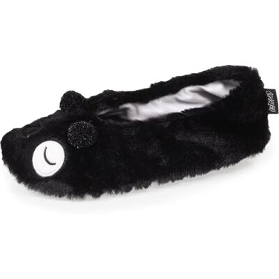 Isotoner Chaussons extra-light pantoufles Ballerines femme ultra confortables et légères, semelle fine anti-dérapante, 39/40, noir - Publicité Isotoner Chaussons extra-light pantoufles Ballerines femme ultra confortables et légères, semelle fine anti-dérapante, 39/40, noir - Publicité