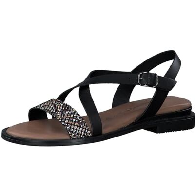 Tamaris Femme Sandale à Talon, Noir/Comb, 36 EU - Publicité Tamaris Femme Sandale à Talon, Noir/Comb, 36 EU - Publicité