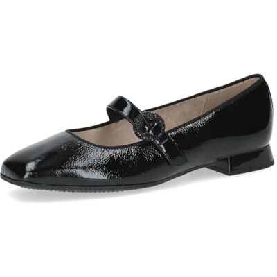 CAPRICE Ballerines Femme en Cuir Petit Talon, Noir (Black Naplak), 41 EU - Publicité CAPRICE Ballerines Femme en Cuir Petit Talon, Noir (Black Naplak), 41 EU - Publicité