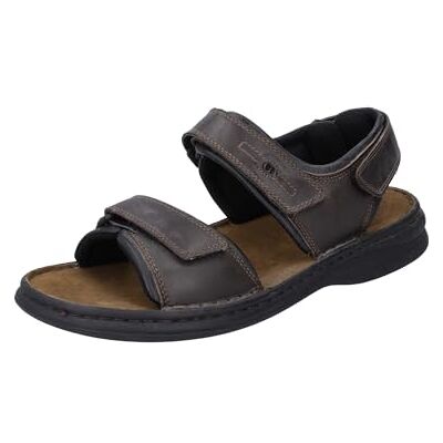 Josef Seibel Rafe, Sandales Bout ouvert homme Brown (Moro/Black), 45 EU - Publicité Josef Seibel Rafe, Sandales Bout ouvert homme Brown (Moro/Black), 45 EU - Publicité
