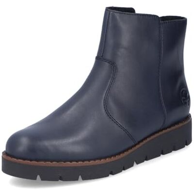 Rieker Bottines 44965 pour femme Semelle lâche, Bleu 14., 39 EU - Publicité Rieker Bottines 44965 pour femme Semelle lâche, Bleu 14., 39 EU - Publicité