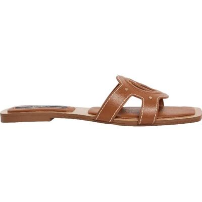Pepe Jeans Sandales Signature Frida Marron - Publicité Pepe Jeans Sandales Signature Frida Marron - Publicité