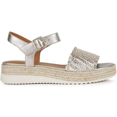 Geox Femme D EOLIE F Sandales compensées, Bronze, 37 EU - Publicité Geox Femme D EOLIE F Sandales compensées, Bronze, 37 EU - Publicité