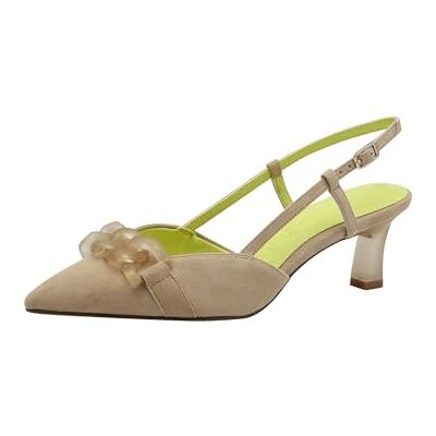 Tamaris Sling Talon Stiletto pour Femme, Beige, 37 EU - Publicité Tamaris Sling Talon Stiletto pour Femme, Beige, 37 EU - Publicité