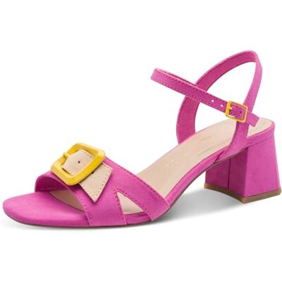 MARCO TOZZI Sandale femme semelle de confort Feel Me moelleuse doublure douce Été, rose (FUXIA COMB), 37 EU - Publicité MARCO TOZZI Sandale femme semelle de confort Feel Me moelleuse doublure douce Été, rose (FUXIA COMB), 37 EU - Publicité