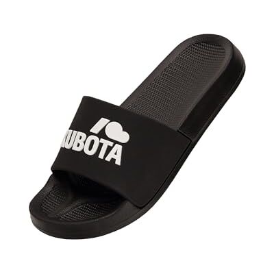Kubota Claquette Femme Sandales à enfiler Chaussures Pour Piscine et Plage Sandales été Noir 36 - Publicité Kubota Claquette Femme Sandales à enfiler Chaussures Pour Piscine et Plage Sandales été Noir 36 - Publicité