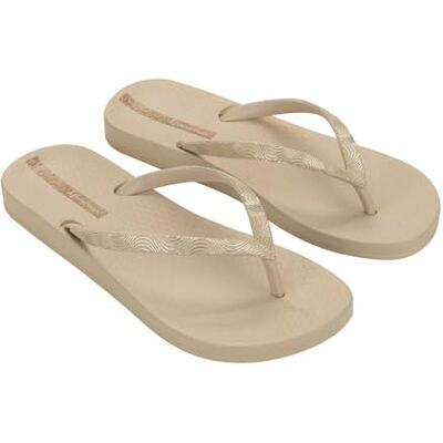 Ipanema Femme Mesh IX Fem Tongues, Beige/doré, 39 EU - Publicité Ipanema Femme Mesh IX Fem Tongues, Beige/doré, 39 EU - Publicité