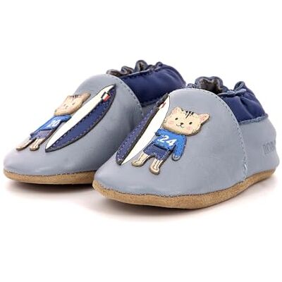 ROBEEZ SURFING BOY,CHAUSSON LAYETTE BLEU, 17/18 EU - Publicité ROBEEZ SURFING BOY,CHAUSSON LAYETTE BLEU, 17/18 EU - Publicité