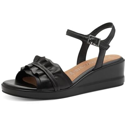 MARCO TOZZI Femme Sandale , Noir, 39 EU - Publicité MARCO TOZZI Femme Sandale , Noir, 39 EU - Publicité