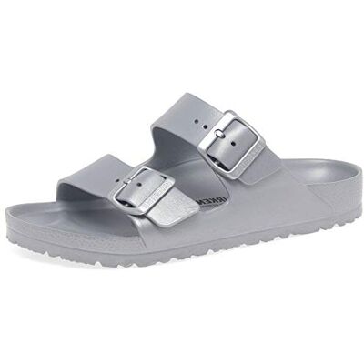 Birkenstock Arizona Eva Womens Sandals 37 EU Metallic Silver - Publicité Birkenstock Arizona Eva Womens Sandals 37 EU Metallic Silver - Publicité