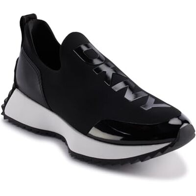 DKNY Femme Nallen-Slip on Sneaker Basket, Noir, 40.5 EU - Publicité DKNY Femme Nallen-Slip on Sneaker Basket, Noir, 40.5 EU - Publicité