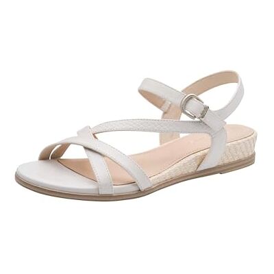 Tamaris sandale femme cuir plate blanc 42 EU - Publicité Tamaris sandale femme cuir plate blanc 42 EU - Publicité
