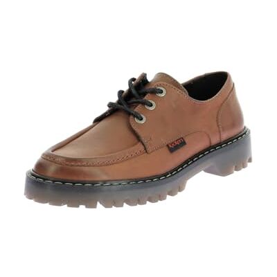 Kickers DECKLOWY,Derby Femme Camel, 37 EU - Publicité Kickers DECKLOWY,Derby Femme Camel, 37 EU - Publicité