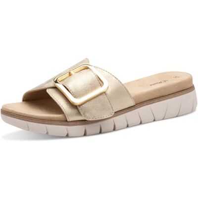 s.Oliver Femme Damen Mules, Champagne, 39 EU - Publicité s.Oliver Femme Damen Mules, Champagne, 39 EU - Publicité