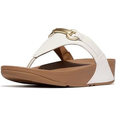 FitFlop Lulu Sandales compensées en cuir pour femme, Blanc urbain, 43 EU - Publicité FitFlop Lulu Sandales compensées en cuir pour femme, Blanc urbain, 43 EU - Publicité