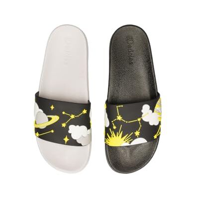 Dedoles Chaussure & Pantoufles Homme Femme & Enfants Sandales Antidérapant designs amusants Livre Pizza Café Renard Lama Cadeau, couleur: Noir, motif: Ciel nocturne étoilé, taille: 45 - Publicité Dedoles Chaussure & Pantoufles Homme Femme & Enfants Sandales Antidérapant designs amusants Livre Pizza Café Renard Lama Cadeau, couleur: Noir, motif: Ciel nocturne étoilé, taille: 45 - Publicité