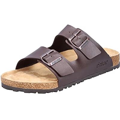 Rieker Mules pour homme 22190, marron, 40 EU - Publicité Rieker Mules pour homme 22190, marron, 40 EU - Publicité