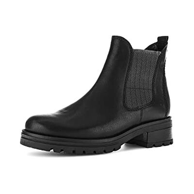 Gabor Femme Bottines Dame Bottines Chelsea Semelle intérieure Amovible Demi-Bottes Bottines Bottes de Glisse Noir (Schwarz) / 02 37 EU 4 UK - Publicité Gabor Femme Bottines Dame Bottines Chelsea Semelle intérieure Amovible Demi-Bottes Bottines Bottes de Glisse Noir (Schwarz) / 02 37 EU 4 UK - Publicité