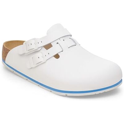 Birkenstock Sabots Kay Pro en cuir Chaussures de loisirs et de travail unisexes de qualité supérieure pour la médecine, la restauration et le service, Blanc., 43 EU - Publicité Birkenstock Sabots Kay Pro en cuir Chaussures de loisirs et de travail unisexes de qualité supérieure pour la médecine, la restauration et le service, Blanc., 43 EU - Publicité