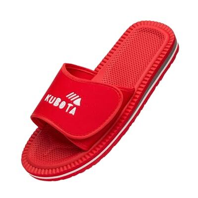 Kubota Claquettes à scratch Femme – Sandales été – Claquettes avec fermeture auto-agrippante – Chaussures pour piscine et plage – Chaussons – Rogue – 37 - Publicité Kubota Claquettes à scratch Femme – Sandales été – Claquettes avec fermeture auto-agrippante – Chaussures pour piscine et plage – Chaussons – Rogue – 37 - Publicité