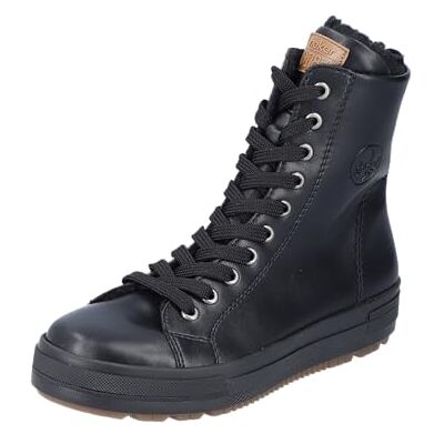 Rieker N2709 Bottes à lacets pour femme, Noir, 40 EU - Publicité Rieker N2709 Bottes à lacets pour femme, Noir, 40 EU - Publicité