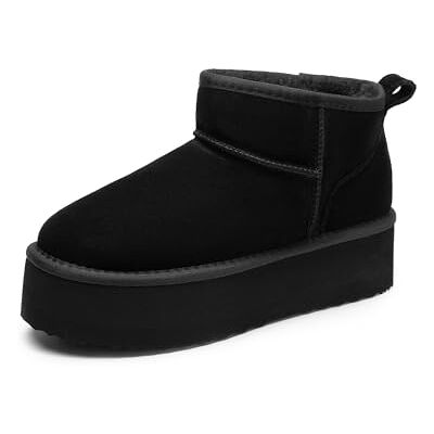 DREAM PAIRS Bottes de Neige pour Femmes Classiques Botte de Hiver Confortable et Chaud Mini-Bottes à Plateforme FuzzyClassic,Size 37,Noir,SDSB2427W - Publicité DREAM PAIRS Bottes de Neige pour Femmes Classiques Botte de Hiver Confortable et Chaud Mini-Bottes à Plateforme FuzzyClassic,Size 37,Noir,SDSB2427W - Publicité