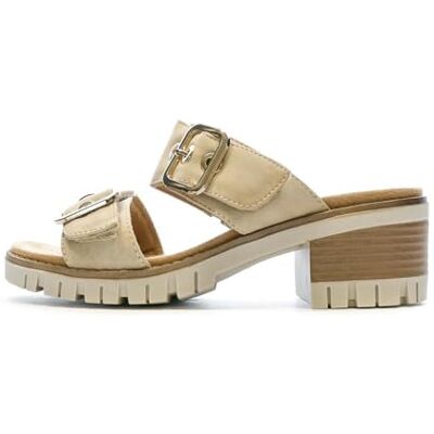 Relife Mules Beige Femme Lehm Beige 41FR - Publicité Relife Mules Beige Femme Lehm Beige 41FR - Publicité