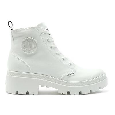 Palladium Pallabase Twill Basket Blanc 42 EU - Publicité Palladium Pallabase Twill Basket Blanc 42 EU - Publicité